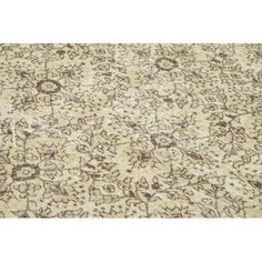 Hand woven area rug. Vintage carpets are produced of 30 - 70 years old and traditional hand knotted Turkish carpets. Ophelia & Co. | Beige 82" x 132" L Area Rug - Ophelia & Co. Rectangle Rectangle 6'10" X 11' Area Rug 132.0 x 82.0 x 0.4 in brown / whiteWool | 82" W X 132" L | Wayfair Carpet Material, Turkish Carpets, Area Rug Blue, House Vintage, Woven Area Rug, Rug Brown, Rug White, Pattern Play, Wool Handmade