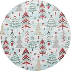 a christmas tree pattern on a white background