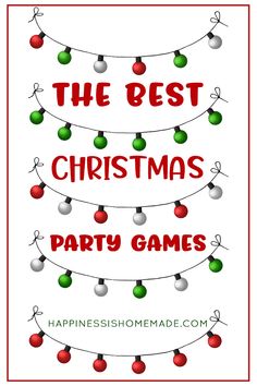 the best christmas party games for kids