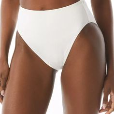 Sleek, Chic And Forever Flattering. These Carmen Marc Valvo Bikini Bottoms Offer A Flawless Fit And Lots Of Versatility. Imported Lined Full Bottom Coverage Sits At Waist Condition: New With Tags Category: Apparel & Accessories > Clothing Manufacturer: Carmen Marc Valvo Size: Us Women's X-Small Color: White Shipping: Arrives In 3 To 4 Business Days Via Usps First Class. Priority Shipping Is Available At Checkout. All Orders Ship Out Within 24 Hours. We Offer Hassle Free Automated Returns, And Ti Chic Stretch High-cut Swimwear, Chic High-cut Stretch Swimwear, Solid High-cut Smoothing Swimwear, Elegant Solid Color High Waist Swimwear, Chic Fitted High-cut Swimwear, Elegant High-cut Leg Swimwear, Sleek Solid Color High Cut Swimwear, Sleek Solid High Cut Swimwear, Sleek Solid High-cut Swimwear