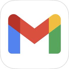 the google m logo is shown in this image