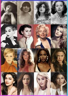 120 years of evolution of beauty standards: the most beautiful women by decade. | woman American Beauty Standards, Hair Evolution, 8 March, Women's Beauty, Blue Eyeshadow, Beauty Standards, American Beauty, Beauty Industry, Vintage Beauty