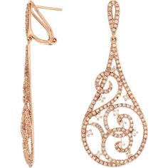 Royal 14K Rose Gold Diamond Orbit Earrings - 1.15 Carat Total Diamond Weight Elegant Formal Clip-on Diamond Earrings, Elegant 14k Rose Gold Round Earrings, Rose Gold Pierced Earrings For Evening, 14k Rose Gold Fine Jewelry Earrings For Formal Occasions, 14k Rose Gold Earrings For Formal Occasions, Formal 14k Rose Gold Fine Earrings, Formal 14k Rose Gold Diamond Earrings, Elegant 14k Rose Gold Earrings, Exquisite Rose Gold Earrings For Formal Occasions