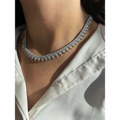 Exquisite multi diamond necklace. Perfect as a wedding / bridal necklace. High jewelry by Alexander Beverly Hills. 335 round, marques, and pear cut diamonds, 19.74 carats total. Approximately G/H color and VS clarity. Four prong set in 18k white gold, 44.95 grams and 16 inches. Accommodated with an up-to-date digital appraisal by a GIA G.G. once purchased, upon request. Please contact us with any questions. Pear Cut Diamond, Bridal Necklace, High Jewelry, Pear Cut, Round Cut Diamond, Beverly Hills, Prong Setting, Wedding Bridal, Round Cut