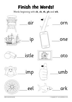 an english worksheet with pictures and words