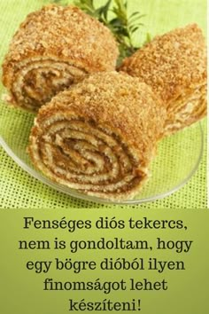 some food that is on a plate with a green tablecloth and the words, fensees dios tekerers, men is gondolatan, hoy egy bod