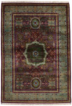 6x8 Purple and Light Blue Turkish Tribal Rug Handknotted Wool Vintage Design Turkish Rug Handmade Distressed Tribal, Floral Rug Details: Mamluk rugs are a testament to the grandeur and sophistication of the Mamluk Empire that ruled Egypt and Syria from the 13th to the 16th century. These luxurious rugs are known for their intricate geometric and floral designs, often featuring a central medallion and repeating patterns. Mamluk rugs are meticulously handwoven using high-quality wool and silk, giv Luxurious Rugs, Mamluk Rugs, Luxury Rug, Floral Rug, Syria, 16th Century, Floral Designs, Repeating Patterns, Rug Handmade