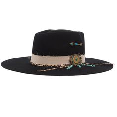 Charlie 1 Horse C1H Black Lucky Me Lainey Wilson 4 in. Brim Fashion Hat Charlie One Horse Hats, Charlie 1 Horse Hat, Charlie Horse, Lainey Wilson, Lucky Me, Black Turquoise, Western Hats, Song One, Felt Hat