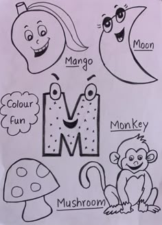 the letter m is for monkey and other animals