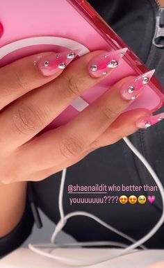 Cute Nails Stiletto, Gel Toe Nails, Cow Nails, Nails Stiletto, Gel Nails Diy, Blush Nails