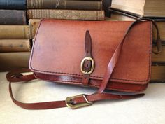 Brown Leather Handbag, Small Crossbody, Made in Scotland, Rustic Brown Leather Saddle Bag, Harness H Leather Bags Women, Tooled Leather Bag, Brown Satchel, Brown Crossbody Bag, Minimalist Bag, Leather Satchel Handbags, Brown Leather Handbags, Leather Saddle Bags, Brown Shoulder Bag