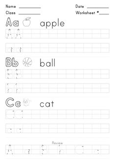 the letter c is for apple worksheet with an upper and lowercase letters