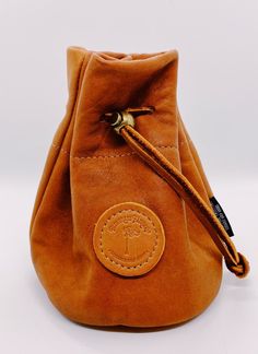 Leather Golf Valuables Field Pouch in Chestnut Outdoor Outfits, Needlepoint Belts, Golf Visor, Leather Hides, American Leather, Leather Hide, Golf Accessories, Custom Monogram, The Pouch