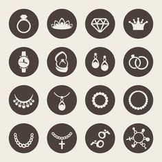 bicycle icons in black and white