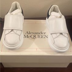 Alexander Mcqueen Kids Sneakers Size 29 Us 11 Great Worn Condition Kids White And Suede Black Tab Velcro Oversized Sneakers Alexander Mcqueen Kids Shoes, Shoes Alexander Mcqueen, Mcqueen Shoes, Alexander Mcqueen Shoes, Kids Sneakers, Kids Shoes, Alexander Mcqueen, Alexander, Shoes Sneakers