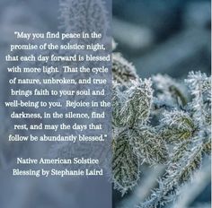 a poem written in the language of native american solstice