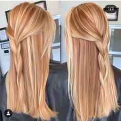 Blonde Hair Red Balayage, Blond With Red Underneath, Blonde Red Lowlights, Light Red Highlights In Blonde Hair, Blonde Highlights Red Lowlights, Red Hair With White Highlights, Red Lowlights In Blonde Hair, Blonde Hair With Red Lowlights, Red Blonde Balayage