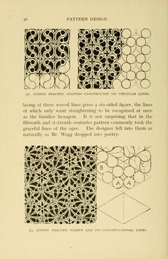 an old book with different patterns on it