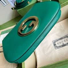 Coming from the House's archives, a round shaped version of the Interlocking G logo is reintroduced for Gucci Love Parade. Crafted from emerald green leather, this shoulder bag is completed by a delicate chain strap, infusing this accessory with a refined feel. Gold-toned hardware Round Interlocking G Leather shoulder strap with 15.4" drop Magnetic closure Small: 11"W x 6.3"H x 1.6"D Made in Italy Delivery 5-8 or 10-15 working days Please note that during high season and Sale period, delivery times may be affected We accept payment with a Credit card, Debit card, or PayPal.Note: Our Items are totally New High quality Brand Inspired Refurbished. Please make sure you are well aware of it before buying any of the Item. T&C's Apply in case of refunds.Please send us message on below chat to con Love Parade, G Logo, Branded Handbags, Diaper Backpack, Luxury Accessories, Casual Backpack, Christmas Sale, Green Leather, Grade 1