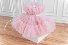 Mother Daughter Matching Party Dress, Blush Birthday Mommy And Me Dress, Adult Tutu Dress Party blush pink matching mommy and me dresses made of soft tulle with cotton linen. Trendy and very puffy mommy and me dresses. Be unique in this adorable matching dresses. Dresses is above knee length tutu, both dresses have pearl buttons on backside. Different colors and color combinations are possible. SIZES AND CUSTOMISATION Dresses are tailored to order in any standart size. For better fit you can lea Cute Fairy Dress With Ruffles For Weddings, Sweet Sleeveless Party Dress, Sweet Ruffled Dresses For Parties, Sweet Princess Dress For Party, Pink Tulle Tutu Dress For Party, Fitted Tulle Princess Dress For Party, Pink Tulle Fairy Dress For Party, Baptism Fitted Organza Tutu Dress, Cute Sleeveless Tutu Dress For Wedding