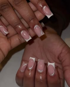 Acrylic Nails French Tip, White Tip Acrylic Nails, Short French Tip, Acrylic Nails French, Acrylic Nails Square, Tapered Square Nails, Nails French Tip