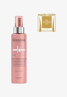 KÉRASTASE CHROMA ABSOLU SERUM CHROMA THERMIQUE ANTI-FRIZZ HEAT PROTECTING LEAVE-IN SPRAY FOR COLOR-TREATED HAIR - Produit coiffant - - Anti Frizz, Color Treated Hair, Treated Hair, Anti Frizz Products, Leave In, Hair Styling, Marie Claire, Serum, Spray