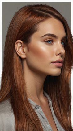 Trendy Rambut Brunette for Autumn 🍂 Copper Hair