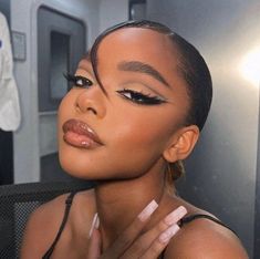 Makeup Kawaii, Birthday Makeup Looks, Drag Make-up, Prom Makeup Looks, Makeup For Black Skin, Brown Skin Makeup, Dope Makeup