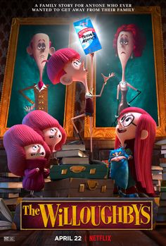 the poster for the upcoming animated movie, the villigulis is shown here