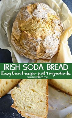 irish soda bread recipe with 4 ingredients