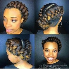 Different Styles Of Braids, Styles Of Braids, Goddess Hairstyle, Braids And Twists, Braid Twist, Protective Hairstyles For Natural Hair, Braided Styles, Two Braids