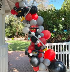 Party Blitz can create any themed and personalized balloon decor for your next event... Lego Ninjago Balloons, Ninja Balloon Arch, Ninjago Balloons Decoration, Ninja Balloon Garland, Ninjago Balloon Arch, Ninja Lego Birthday Party, Ninja Kidz Party, Ninja Kidz Tv Birthday Party Ideas