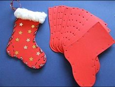 Christmas Boots Crafts For Kids, Stocking Craft, St Nicholas Day, Preschool Christmas Crafts, Lace Stockings, Crafty Christmas, Christmas Kindergarten, Foil Card