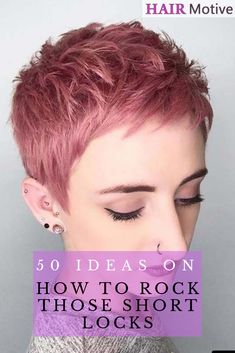 Rose Gold Pixie Haircut, Short Blonde And Pink Hairstyles, Rose Gold Hair Blonde Short Pixie, Pink And Blonde Pixie Hair, Light Pink Pixie Cut, Pastel Green Hair, Hair Rainbow, Pastel Pink Hair Color, Short Platinum Blonde Hair