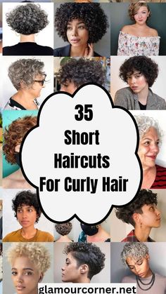 - Find the best short curly hairstyles for your face shape and hair type. #shortcurlyhaircuts #curlyhair