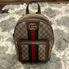 Authentic Gucci Ophidia, Bags Gucci, Gucci Bags, Gucci Bag, Limited Time, Backpacks, Gucci, Green, Red