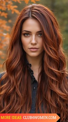 21 Fall Hair Highlights 2024: Top Trends for Brunettes & Blondes Redhead Fall Hair Color, 2024 Fall Red Hair, Red Hair On Fair Skin, Hair For Warm Skin Tone, Red Hair Warm Skin Tone, Warm Autumn Hair Color, Fall Copper Hair, Fall Red Hair, Fall Hair Highlights