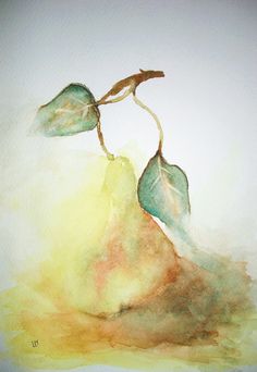 "Essence of Pear" Watercolour by Laura Moore Ann Voskamp, Loose Watercolor, Thumbnail Image, Grafic Design, Watercolour Art