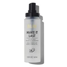 Makeup Finishing Spray, Milani Cosmetics, Makeup Spray, Finishing Spray, Long Lasting Makeup, Cruelty Free Makeup, Makeup Primer