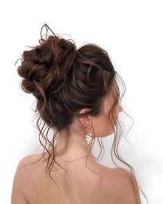 Wedding Updos For Long Hair, Updos For Long Hair, Messy Wedding Hair, Fall Wedding Hairstyles, Wedding Updos, Ball Hairstyles, Messy Updo