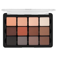 Viseart Eye Shadow Palette 1 Neutral Mattes | Beautylish Eye Shadow Brush, Matte Eyeshadow Palette, Brow Color, Blush Contour, Eyeshadow Palettes, Matte Eyeshadow, Gel Liner, Professional Makeup Artist, Eye Shadow Palette