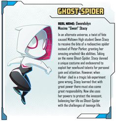 an image of a spider - man character from the animated movie, ghost - spider