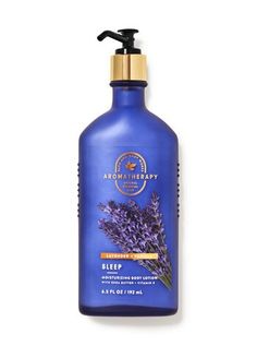 Lavender Vanilla Moisturizing Body Lotion - Aromatherapy | Bath & Body Works Bath And Body Works Lavender, Lavender Aromatherapy, Lavender Vanilla, Moisturizing Body Lotion, Bath And Bodyworks, Bath Soak, Body Mist, Body Moisturizer, Lavender Essential Oil