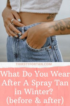 Spray Tan Outfit What To Wear, Spray Tan Outfit, Tan Before And After, Self Tanning Tips, Tan Outfit, Airbrush Tanning, Tanning Tips, What Should I Wear