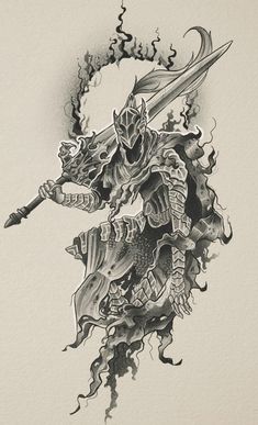 Small Dark Souls Tattoo, Artorias And Sif, Soulsborne Tattoo, Dark Knight Tattoo, Dark Souls 3 Tattoo, Dark Souls 3 Art, Dark Souls Bonfire Tattoo, Artorias The Abysswalker, Dark Souls Tattoo Ideas