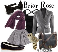 a woman's outfit and accessories are featured in this ad for the brand brar rose