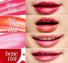 Benefit Tint, Benefit Lip Stain, Bene Tint, Lip Tint Colors, Benefit Benetint, Volumizing Spray, Cheek Stain, Skin Care System, Colour Tint