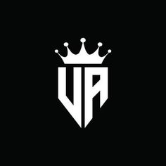 the letter up with a crown on top logo design, logos, letters, person, lettering