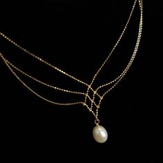 Super Beautiful AAA Freshwater Pearl Pendant | Multi Strand Pearl Pendant Necklace | Pearl Pendant in 18K Gold Plated – Huge Tomato Gold Refined Pearl Necklace, Refined Gold Pearl Necklace, Delicate Gold Pearl Necklace With Pearl Pendant, Refined Gold Pearl Necklace With Charm, Refined Gold Pearl Pendant Necklace, Layered Chain, Baroque Pearl Earrings, Multi Strand Bracelet, Pearl And Diamond Earrings