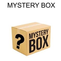 the mystery box is open and it has a question mark on it's side